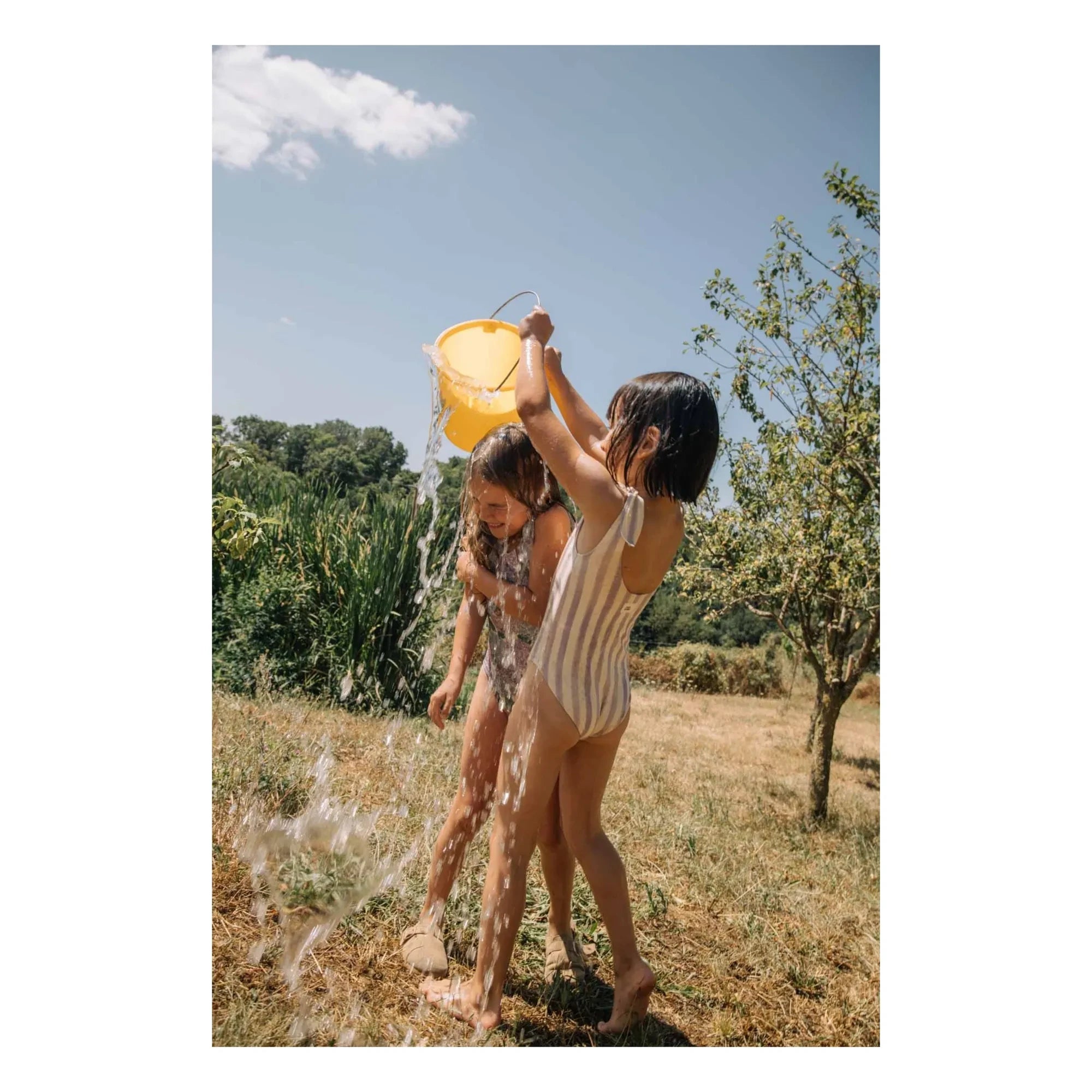 Studio Bohème - Traje de baño de algodón orgánico Roberta | Lila