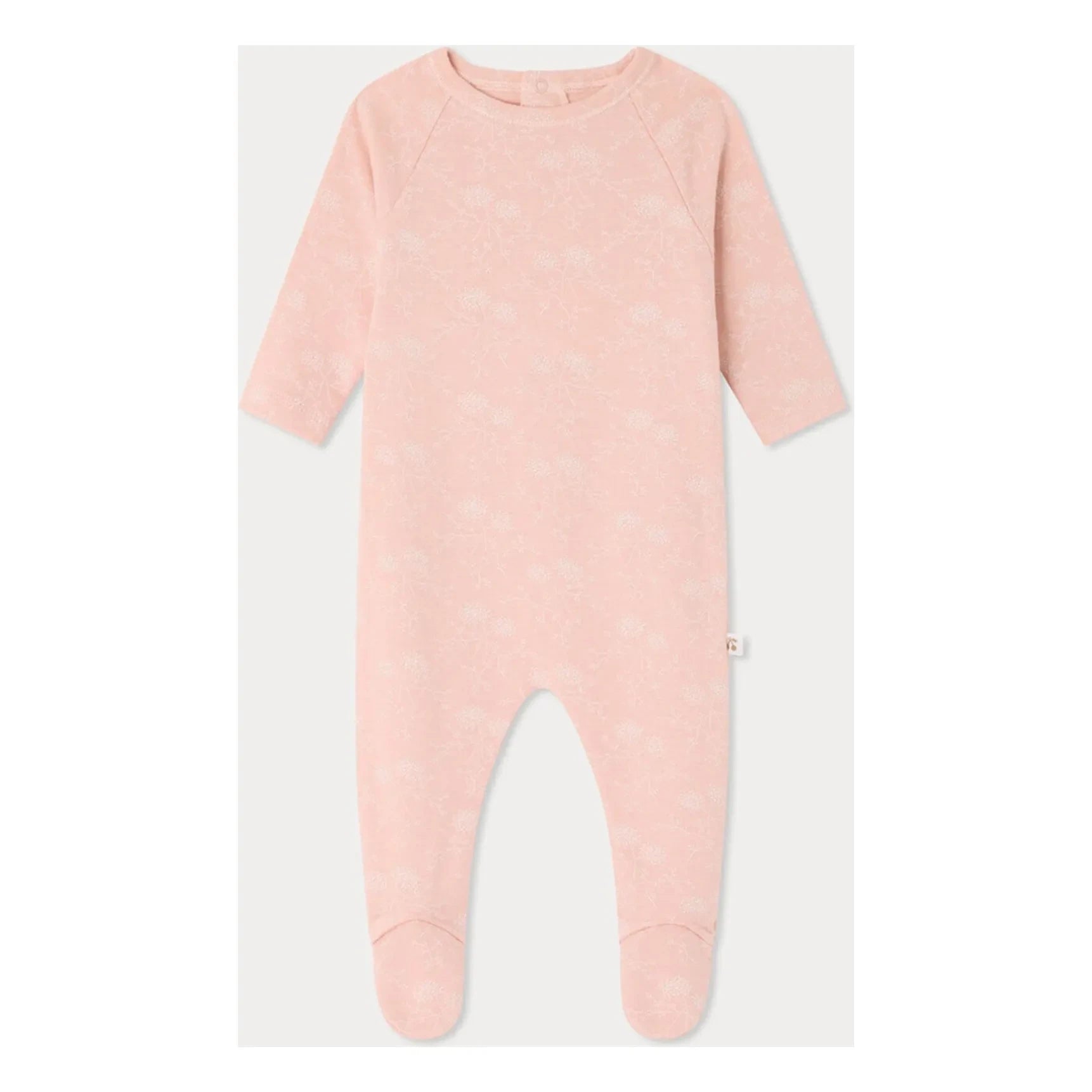 Bonpoint - Pijama de algodón orgánico Tif | Rosa empolvado