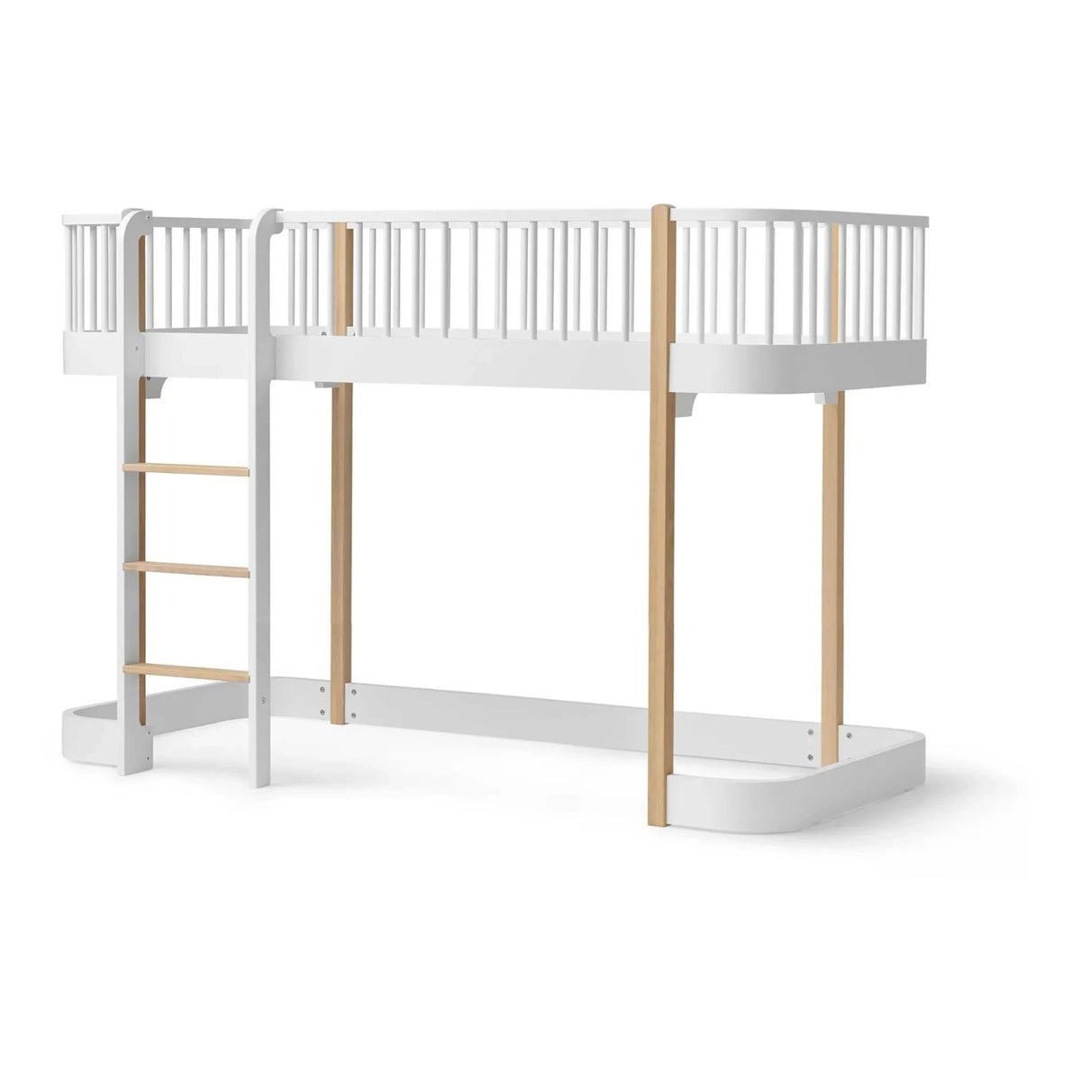 Oliver Furniture - Cama casita de madera Original 90x200 cm | Roble
