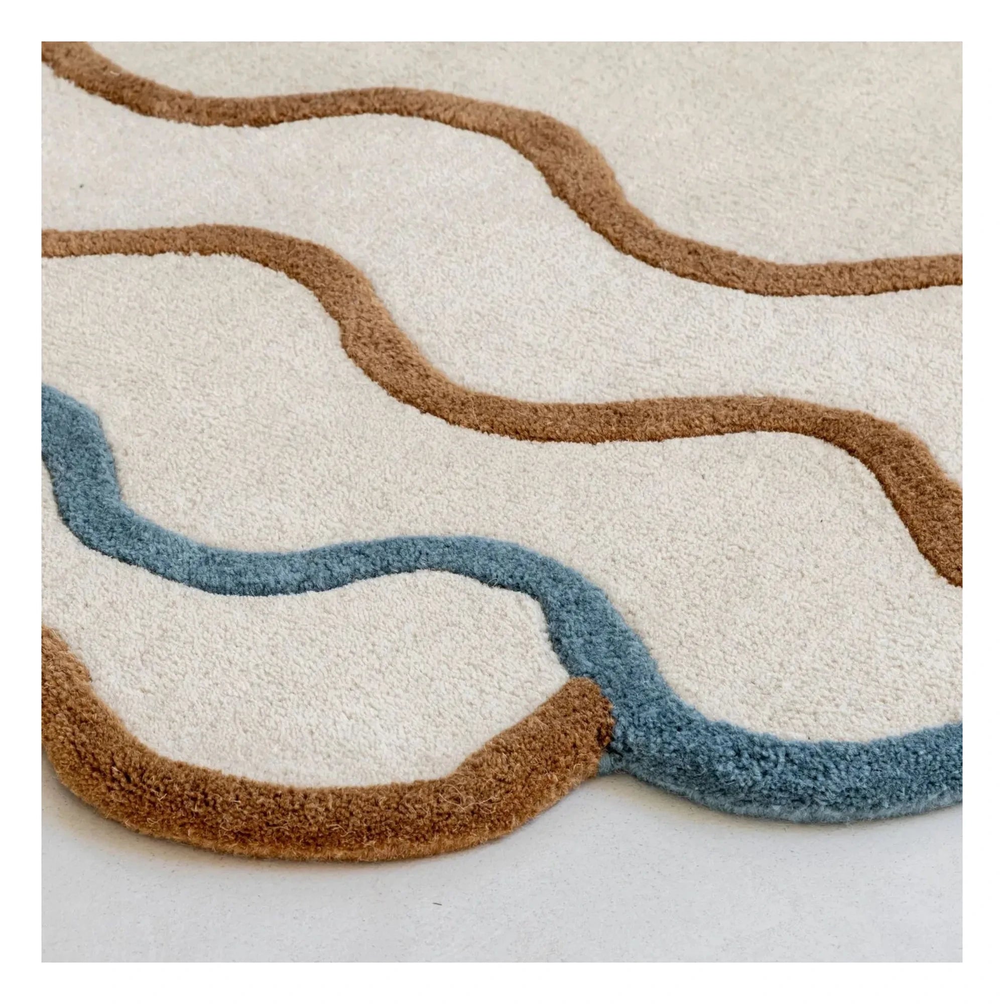 Edito - Alfombra de lana Shell | Beige
