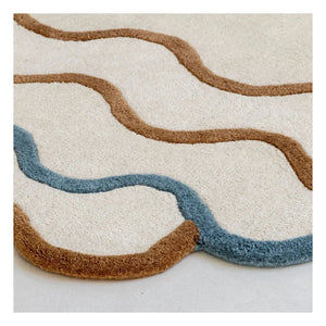 Edito - Alfombra de lana Shell | Beige