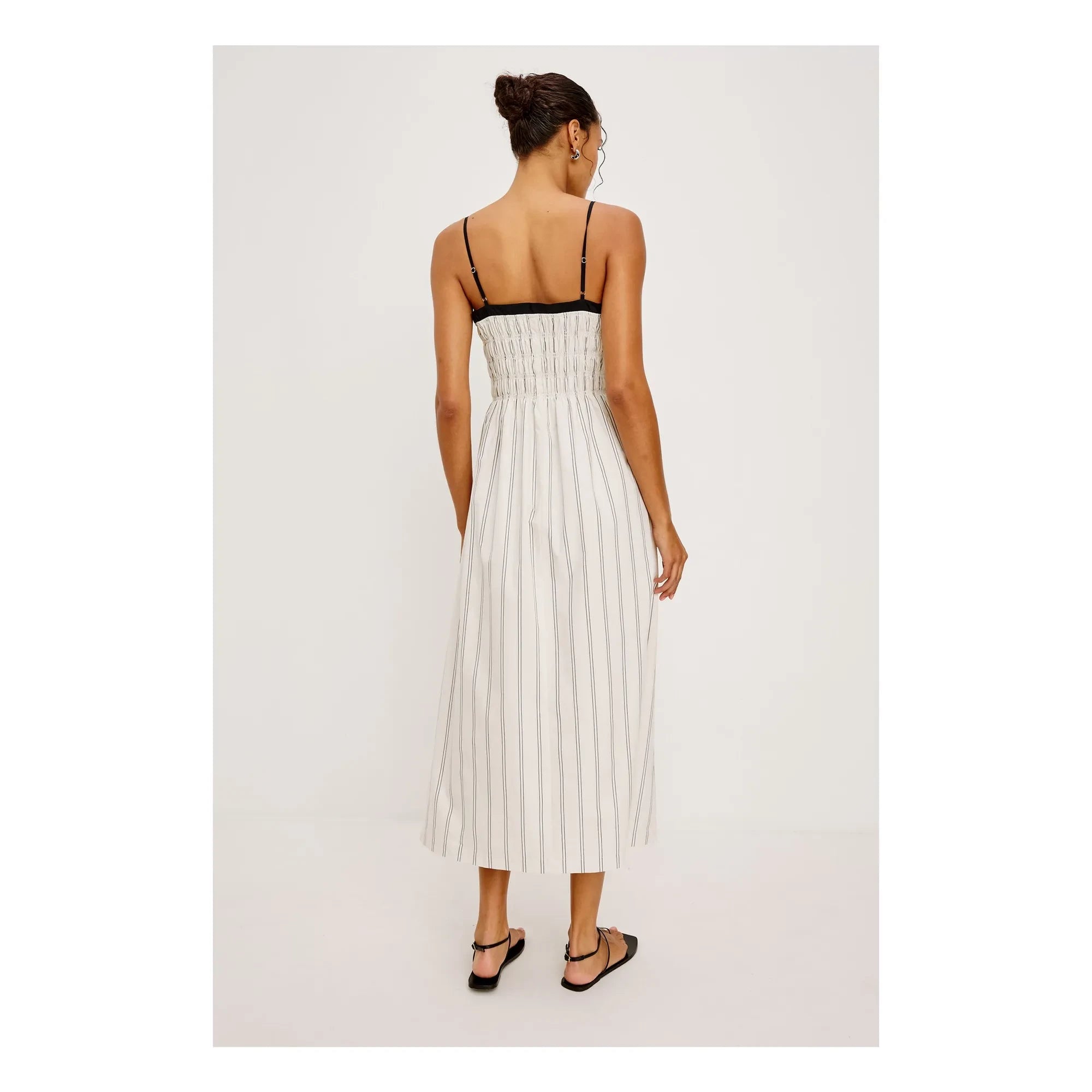 Rails - Vestido a Rayas Primrose | Blanco