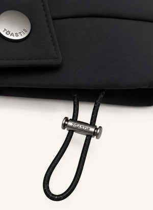 Töastie - Chaleco impermeable acolchado de fibra reciclada | Negro