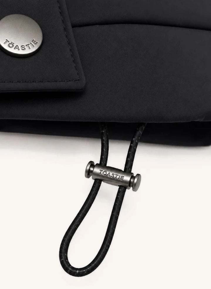 Töastie - Chaleco impermeable acolchado de fibra reciclada | Negro