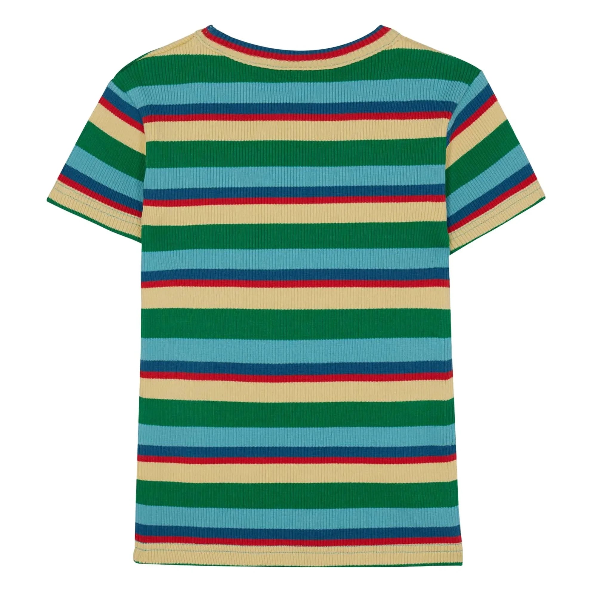 The Campamento - Camiseta Acanalada Rayas | Azul