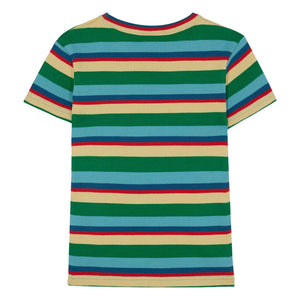 The Campamento - Camiseta Acanalada Rayas | Azul