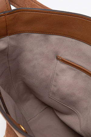 MICHAEL Michael Kors bolso de hombro hobo de ante Nolita para mujer