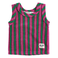 Bobo Choses - Camiseta sin mangas de rayas | Verde