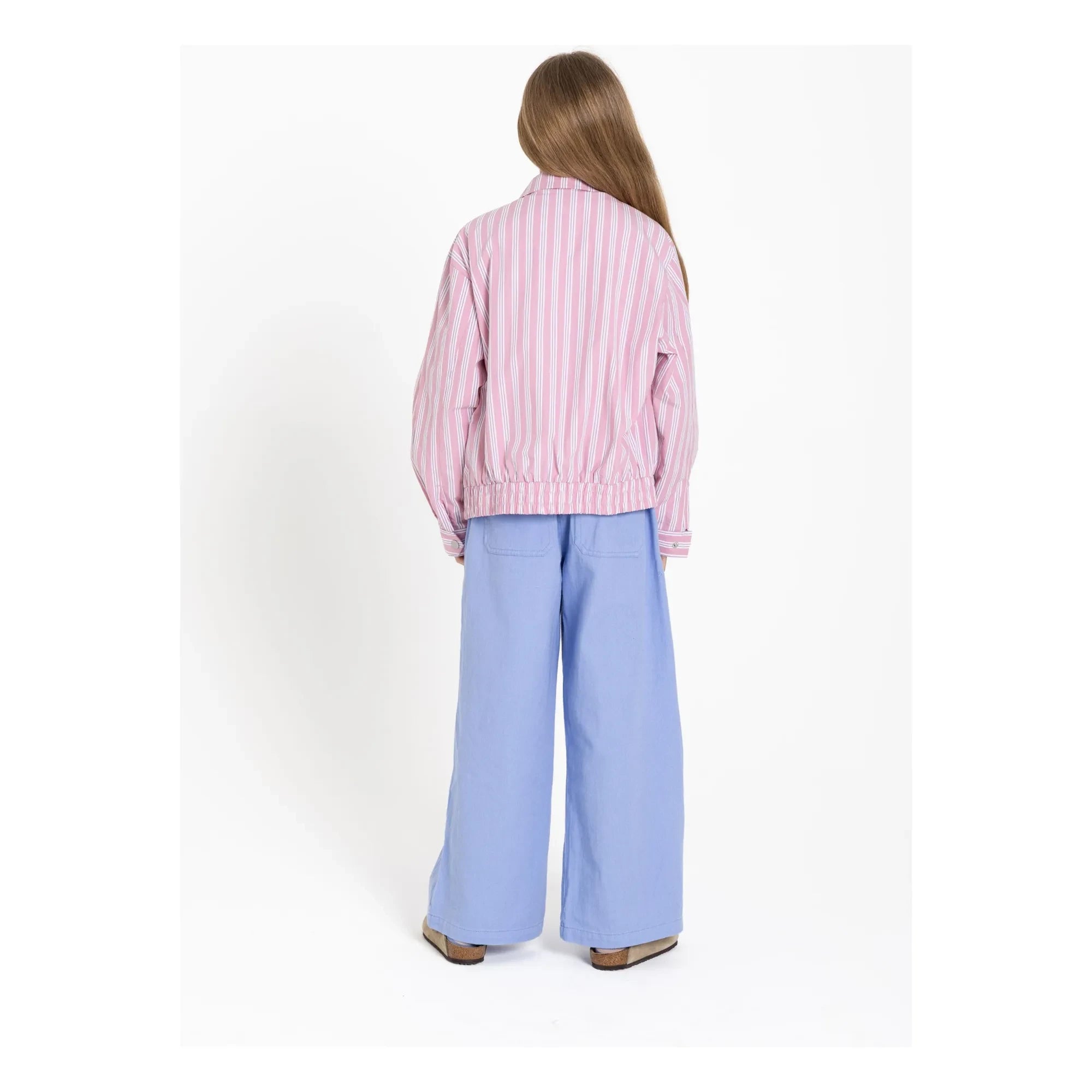Smallable Kid - Paloma Pantalones de pernera ancha | Azul claro