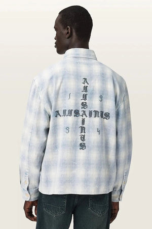 Camisa de algodón AllSaints SANTOS para hombre