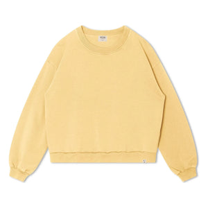 Matona - Sudadera lisa de algodón orgánico | Amarillo claro