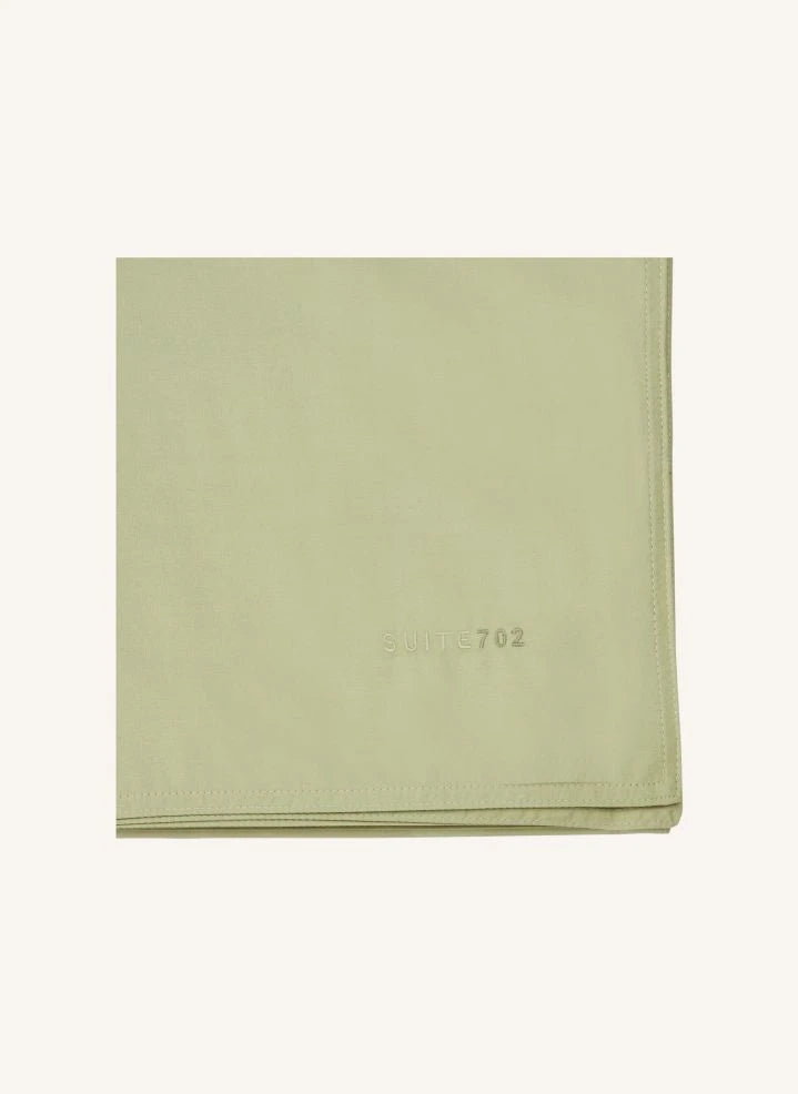 Suite 702 - Funda de Almohada de Percal Orgánico | Verde Pistacho