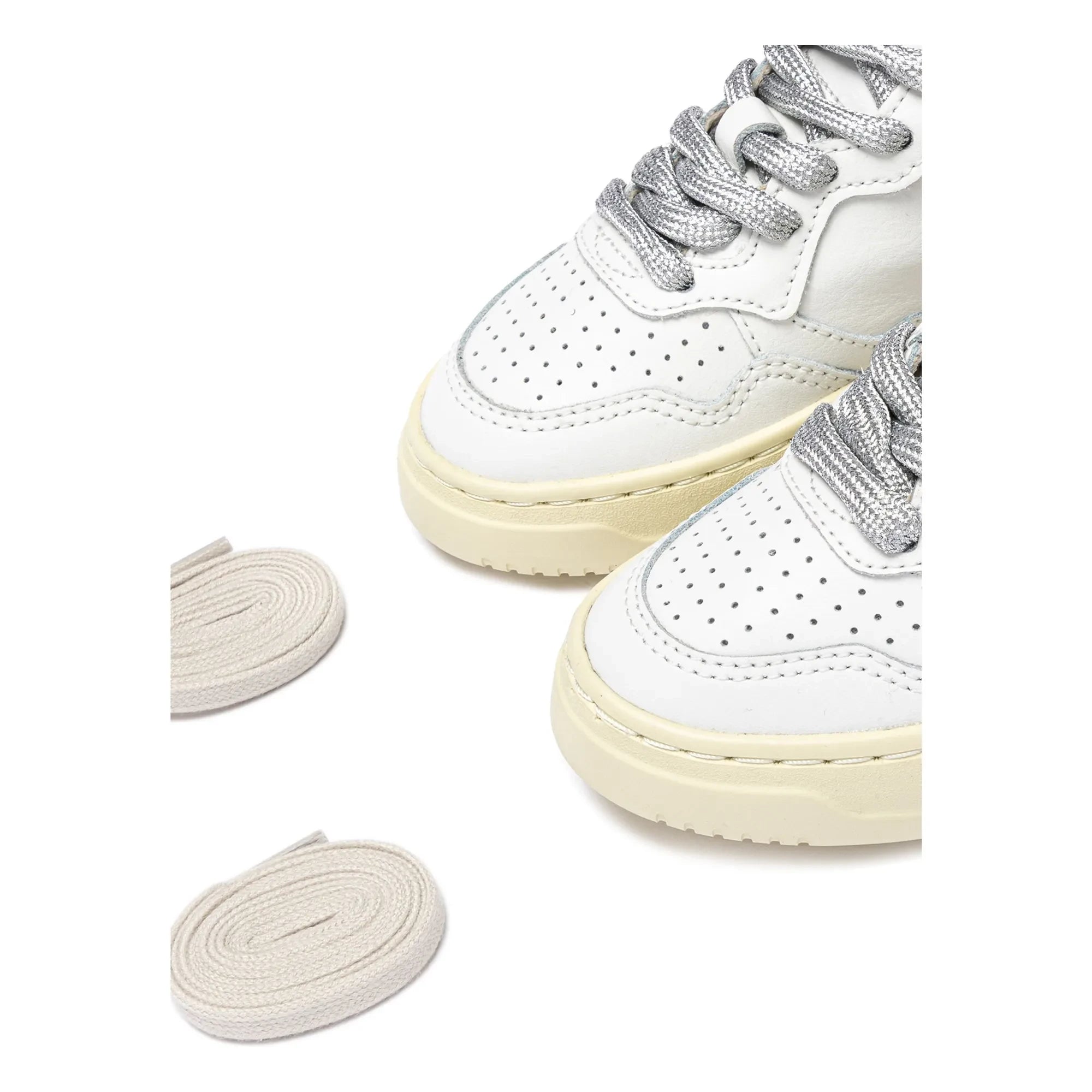 Autry - Zapatillas bajas Medalist de piel y ante para niños | Blanco
