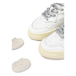 Autry - Zapatillas bajas Medalist de piel y ante para niños | Blanco