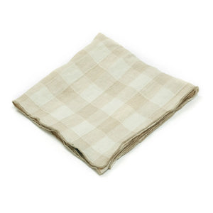 Maison de Vacances - Servilleta de lona Bourdon Vintage | Crema