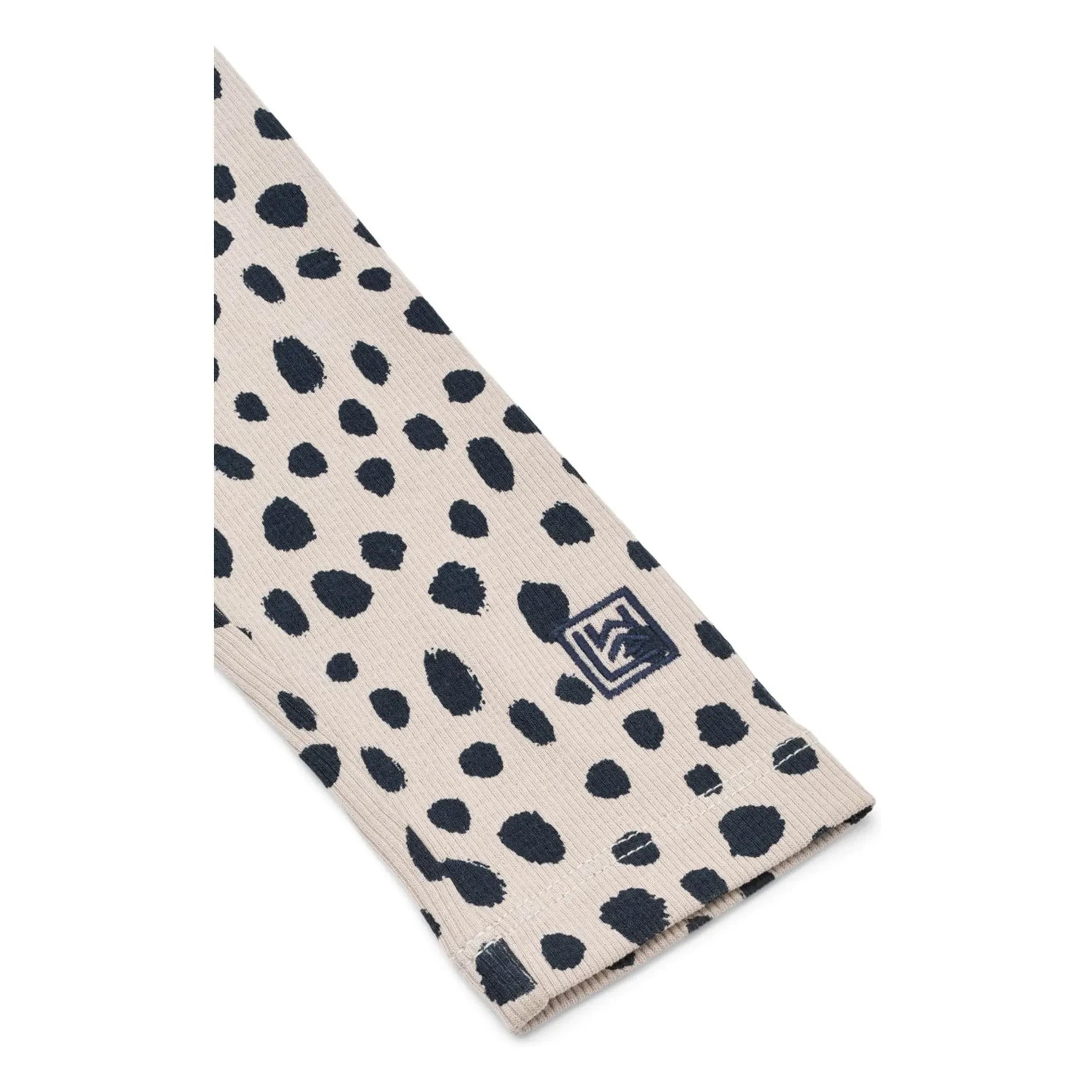 Liewood - Mallas de canalé de algodón orgánico Marien con estampado de leopardo | Marrón