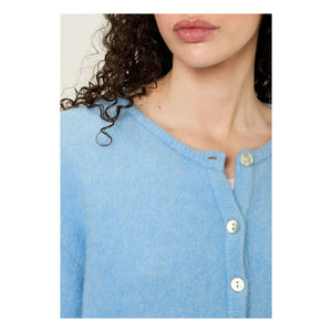 American Vintage - Chaleco Vitow de alpaca y lana | Azul claro