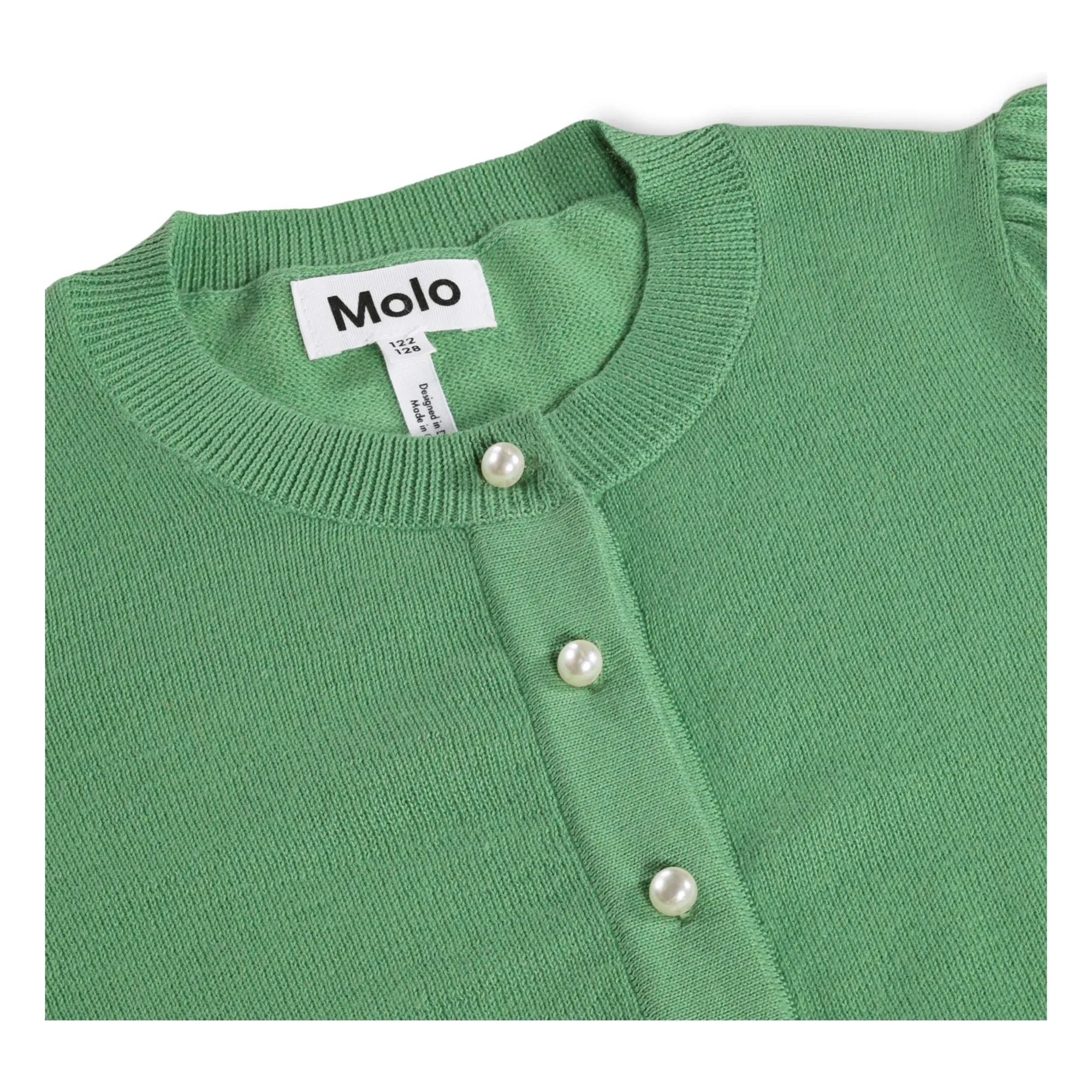 Molo - Cárdigan de Algodón Orgánico Guinevere | Verde
