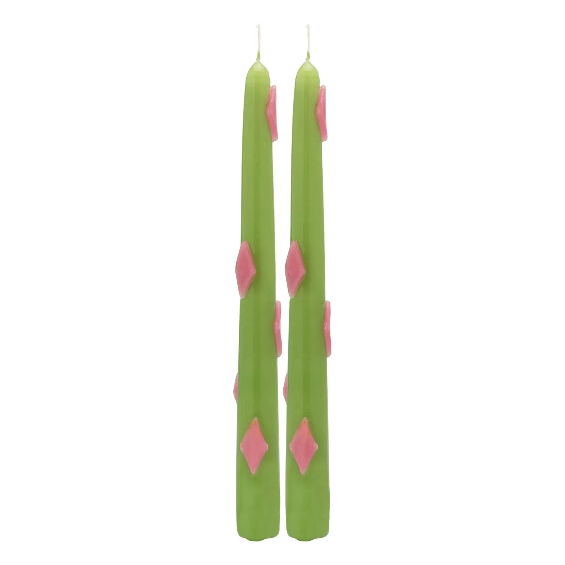 Anna + Nina - Velas de diamante 3D - Set de 2