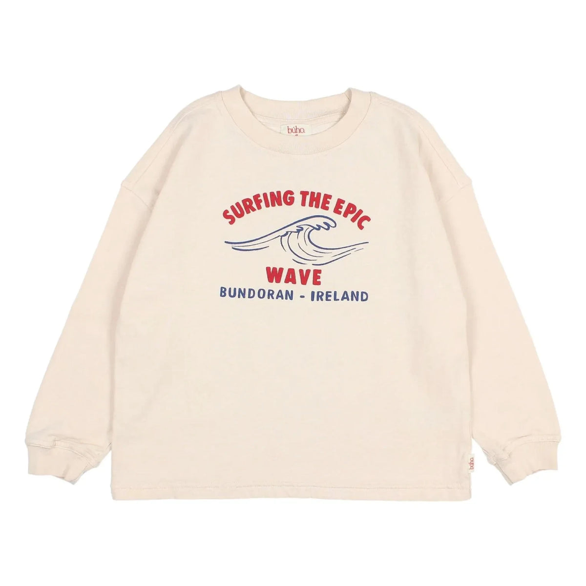 Búho - Camiseta de Algodón Orgánico Indefinido | Beige