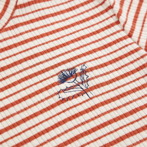 Bobo Choses - Organik pamuklu çizgili yan boğazlı üst | Kırmızı