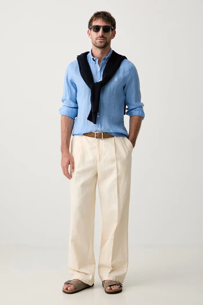 Camisa de lino de hombre Polo Ralph Lauren