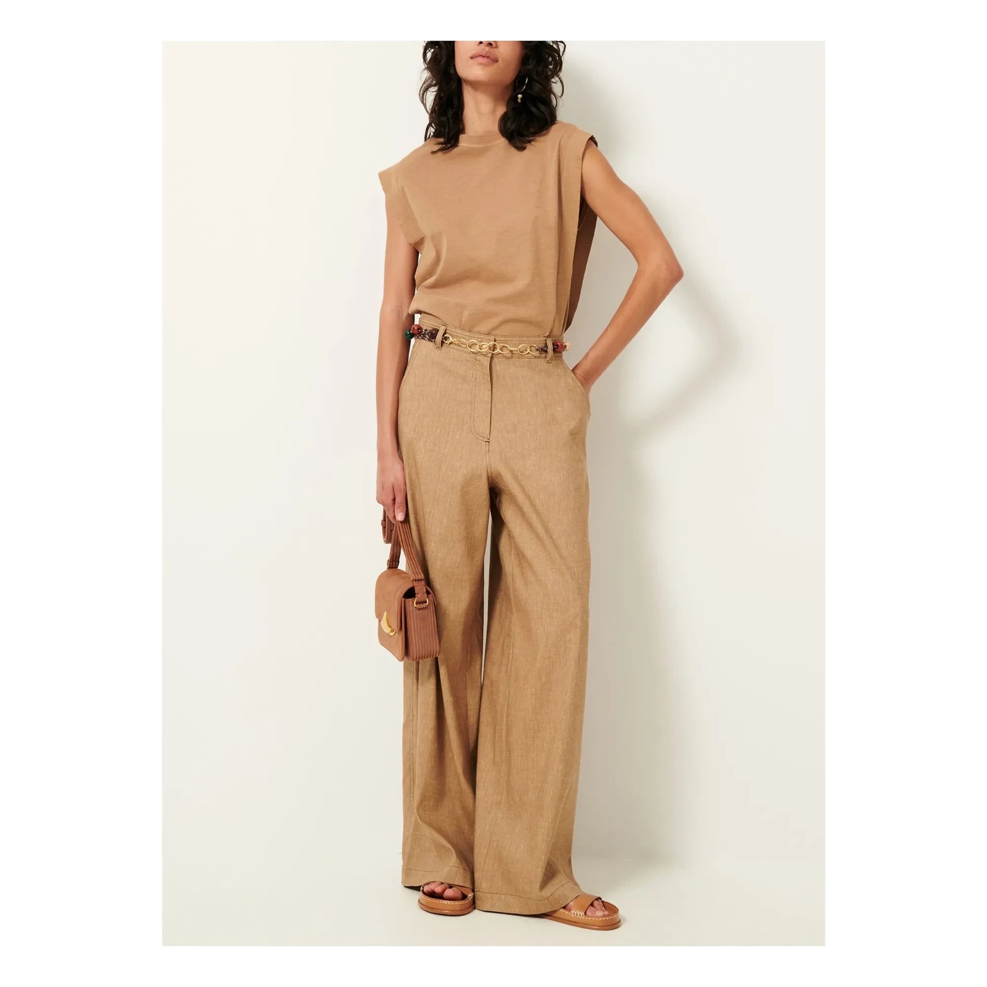 Sessùn - Camiseta Orlando | Camel