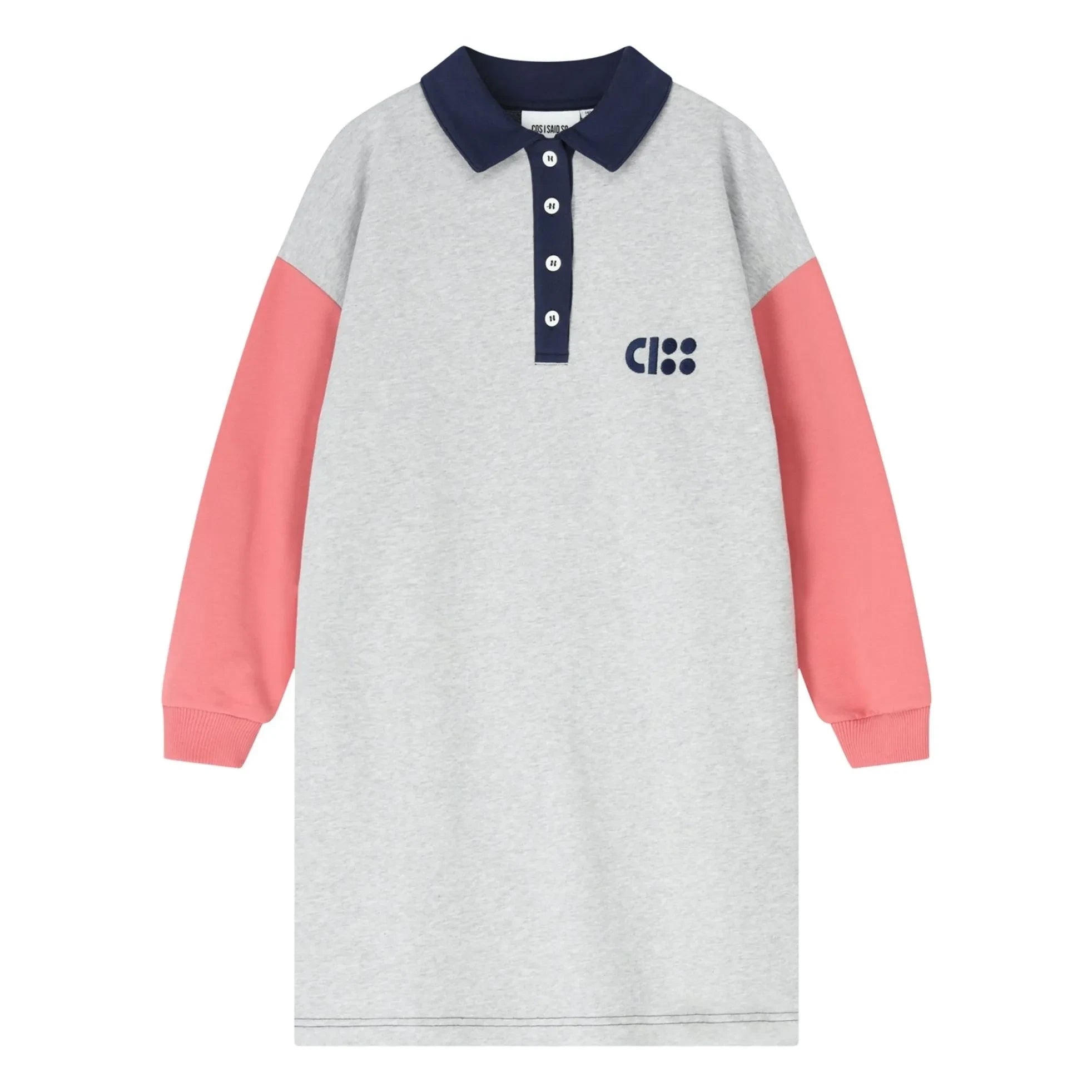 Cos I Said So - Vestido Polo de Algodón Orgánico | Gris