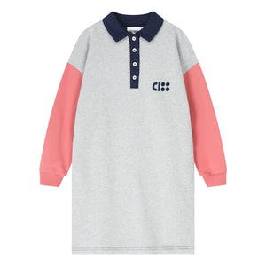 Cos I Said So - Vestido Polo de Algodón Orgánico | Gris