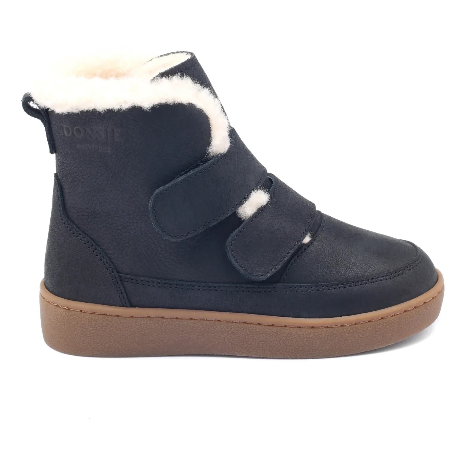 Donsje - Zapatillas deportivas forradas con velcro Clenn negras