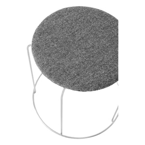& Tradition - Asiento para taburete Verner Panton Wire VP11 | Gris jaspeado