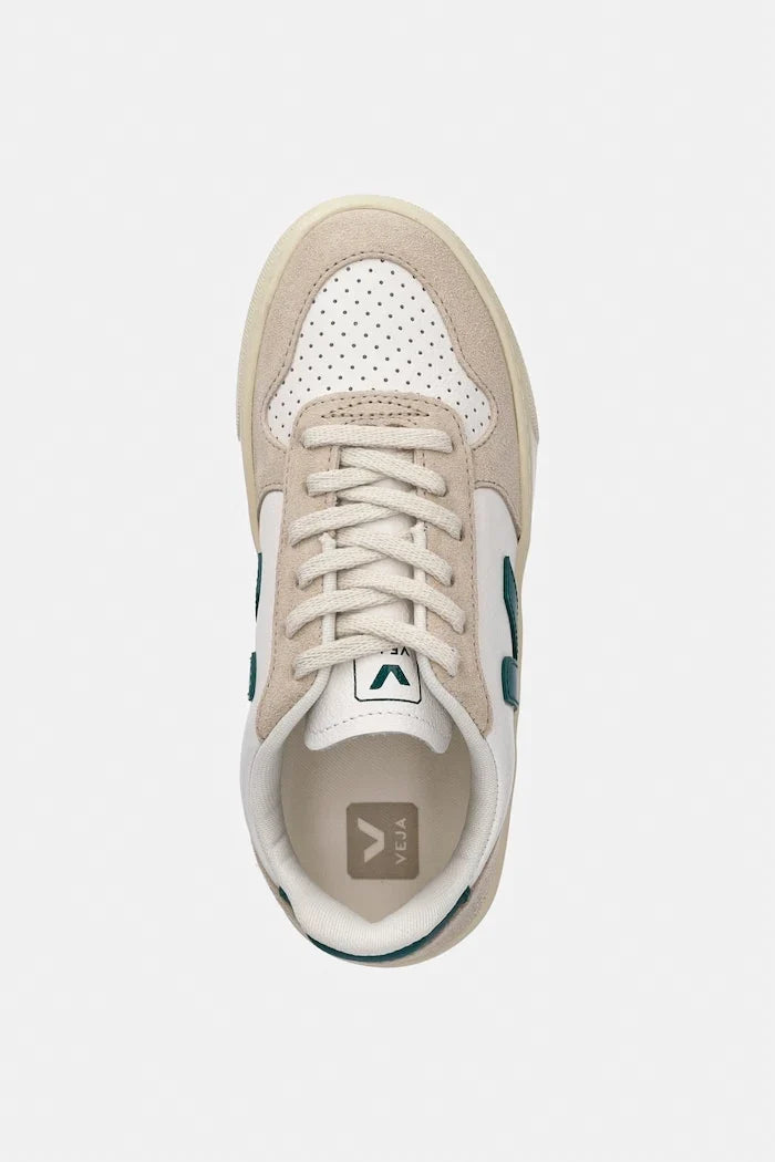 Zapatillas de piel para niños Veja Small V-10 Laces