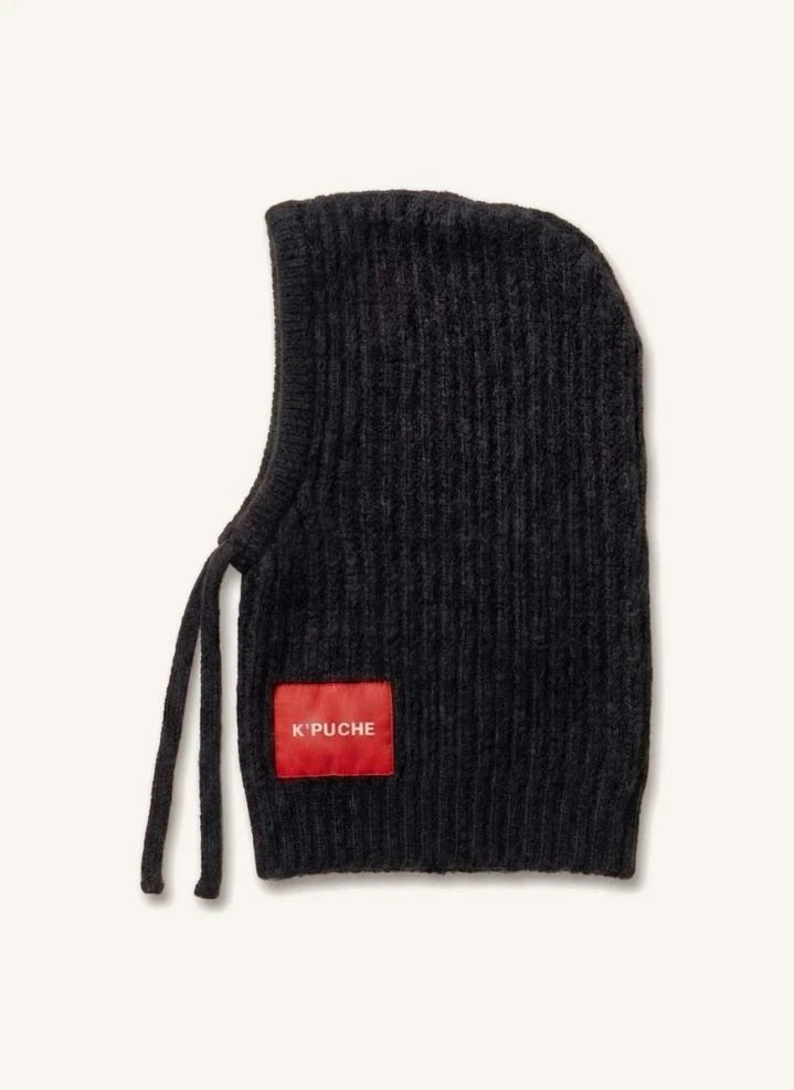 K'puche - Sudadera con capucha de alpaca Khira | Negro