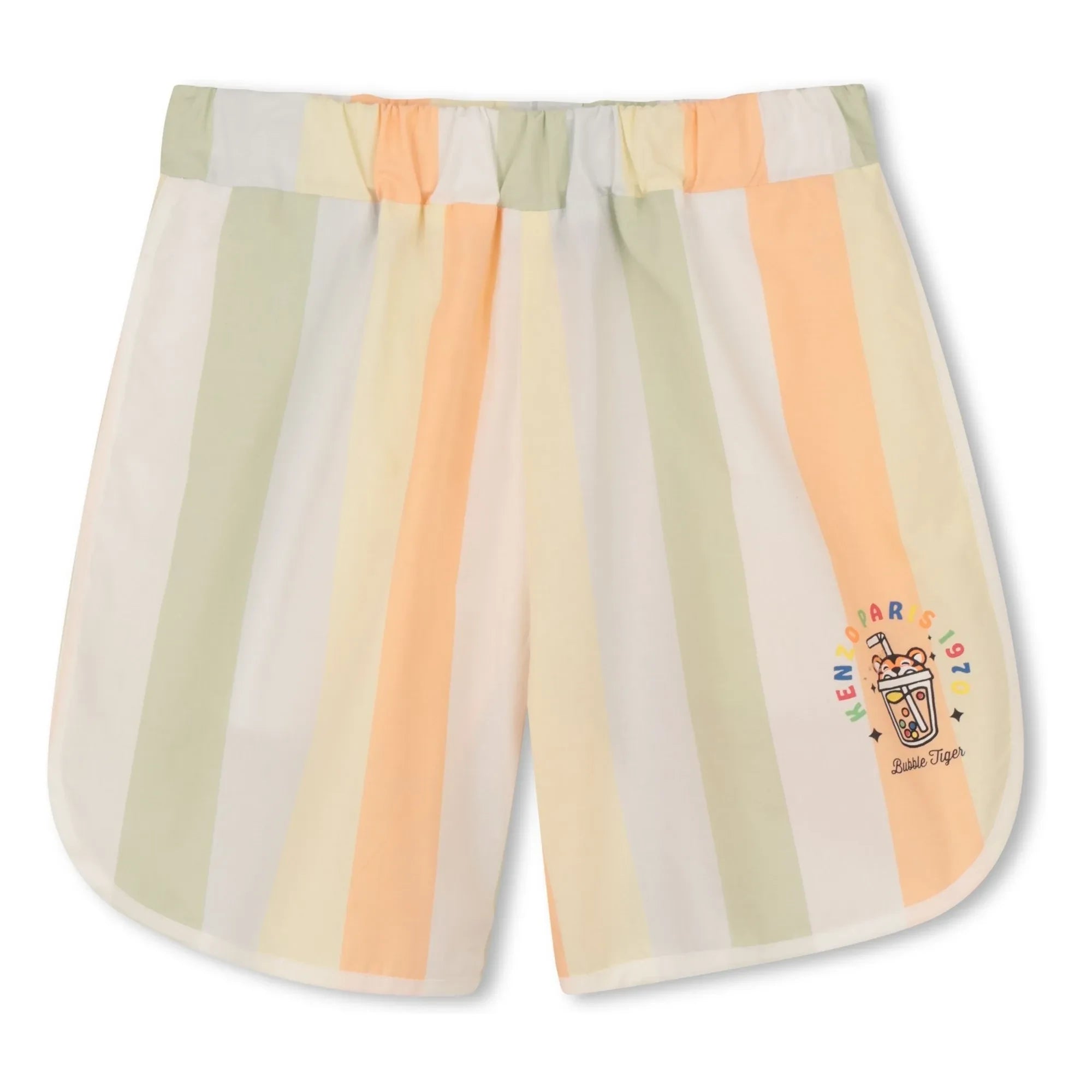 Kenzo - Happy Sweet Pantalón corto a rayas | Amarillo pálido
