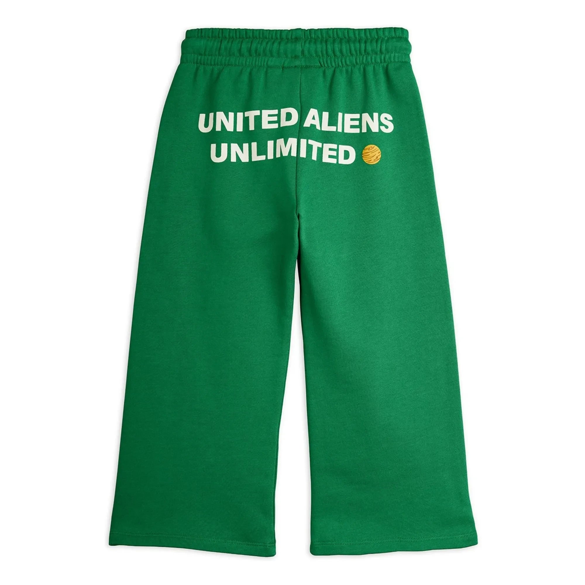 Mini Rodini - Pantalón de chándal Travel Agency de algodón orgánico | Verde