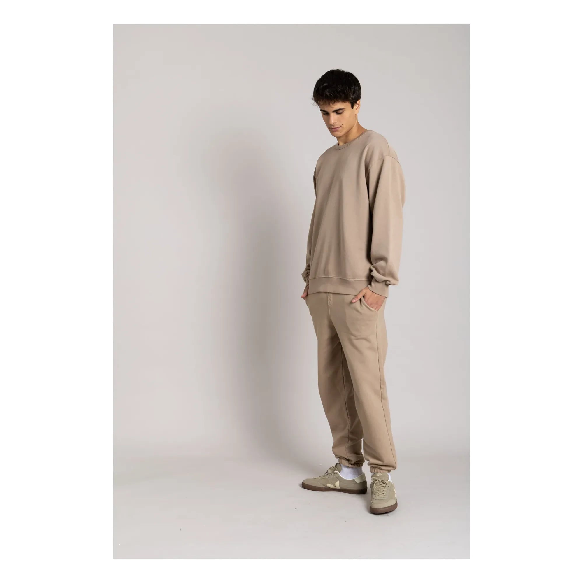 Smallable Man - Jogger Shuffle Algodón Orgánico | Marrón oscuro