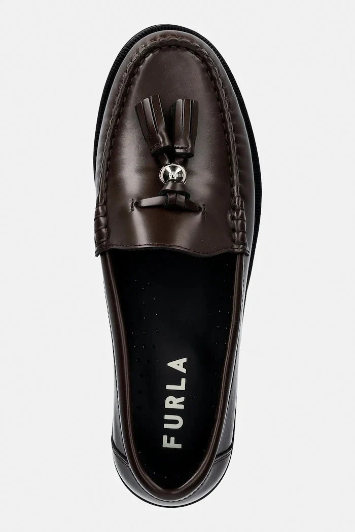 Mocasín Furla College de cuero