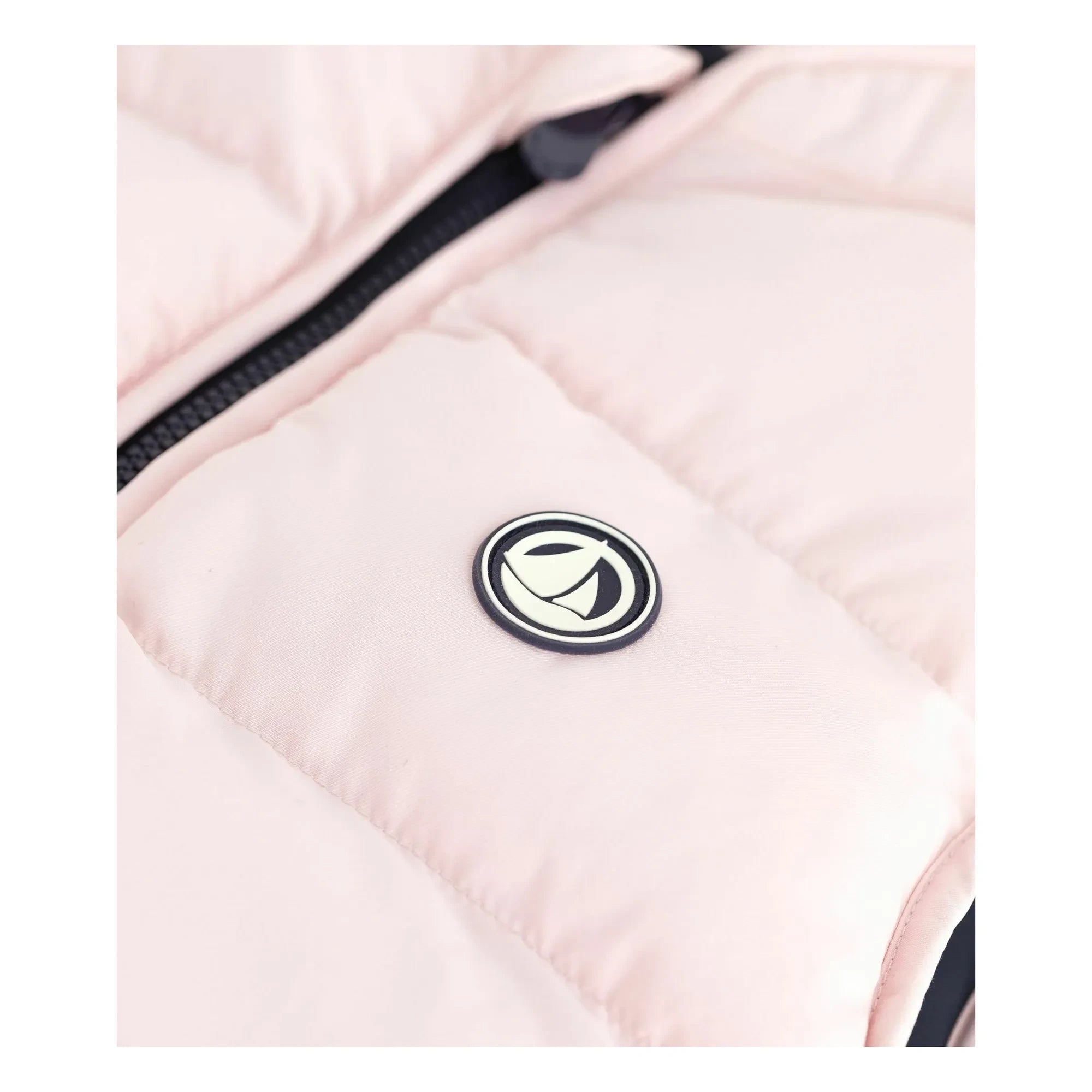 Petit Bateau - Chaleco acolchado reversible sin mangas | Rosa empolvado