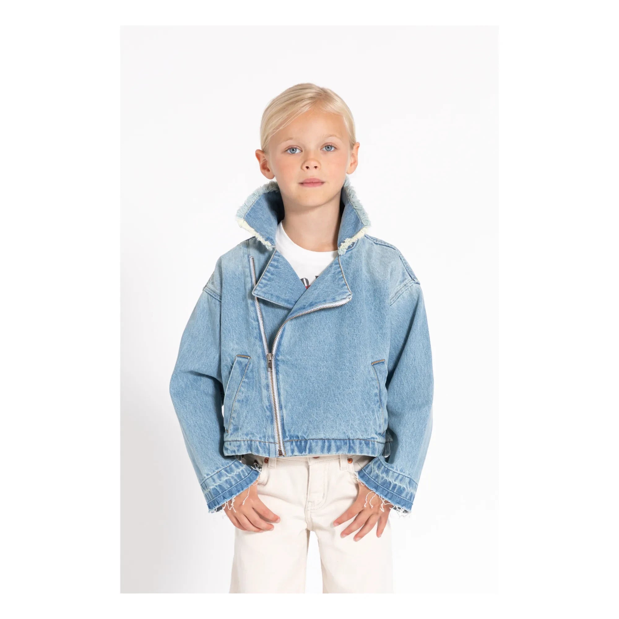 Finger in the nose - Chaqueta Flavy | Denim descolorido
