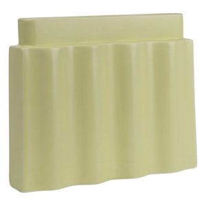 Decorative Objects - Waves Clay Vase | Light Yellow