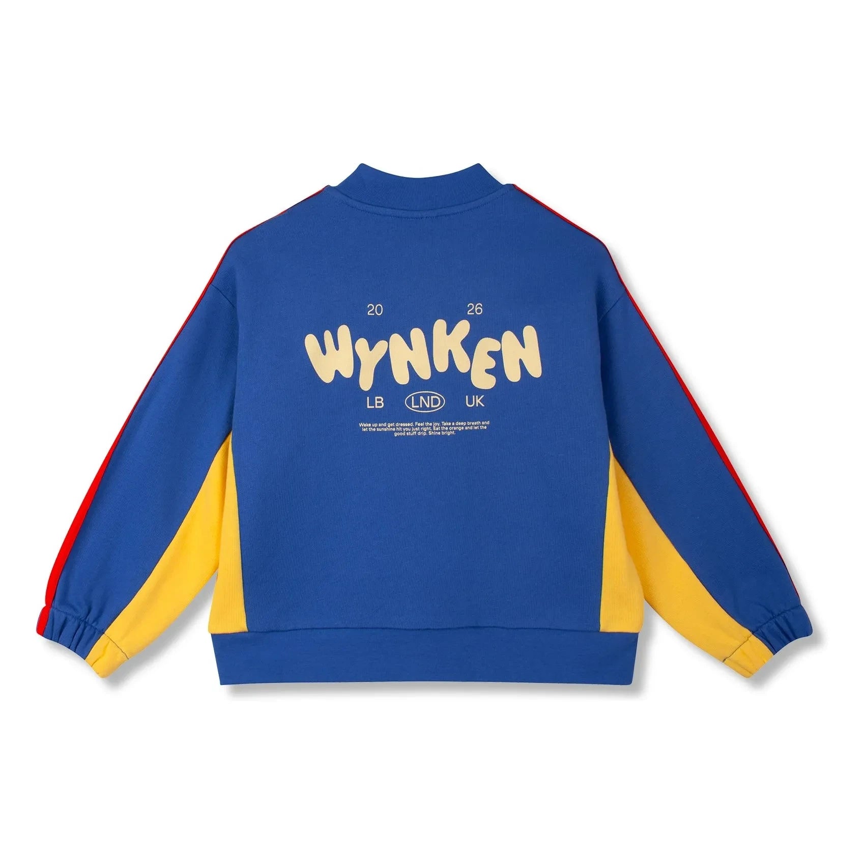 Wynken - Bomber de algodón orgánico con contraste | Azul oscuro