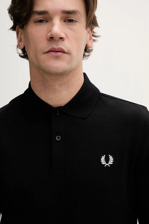 Blusa Fred Perry de algodón de manga larga
