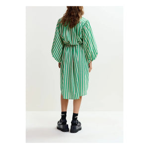 Essentiel Antwerp - Vestido a Rayas Jodianna | Verde