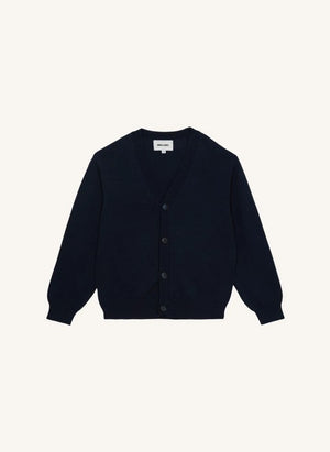 Smallable Kid - Chaqueta de punto orgánica Harcourt | Azul marino