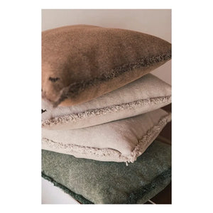 Lorena Canals - Cojín rectangular lavado a la piedra | Gris perla