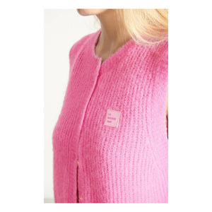American Vintage - Cárdigan East Alpaca | Rosa chicle