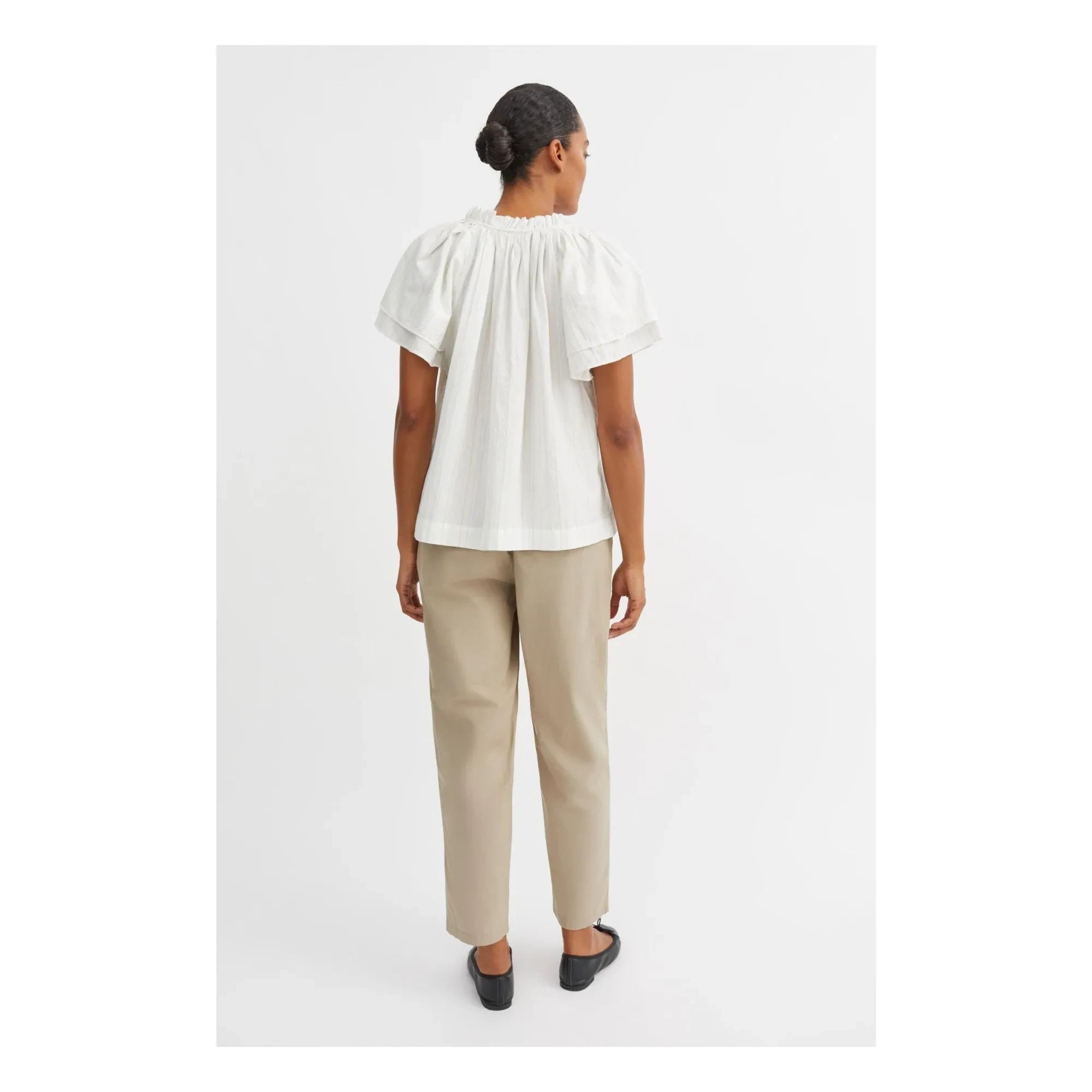 Skall Studio - Pantalones de algodón orgánico Edgar | Verde claro