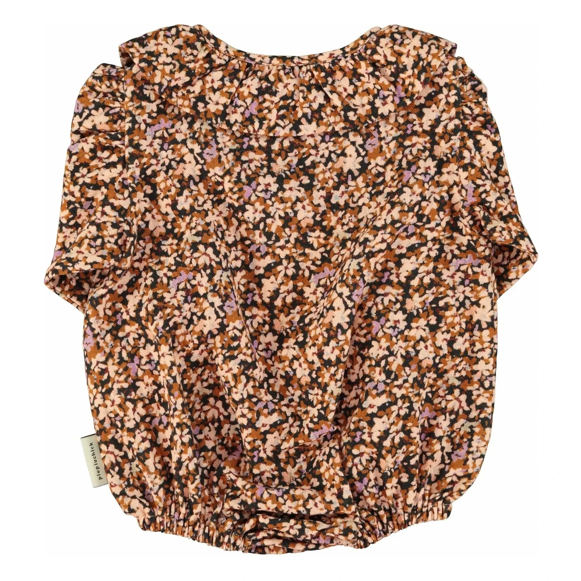 Piupiuchick - Mono Claudine con Estampado Floral | Negro