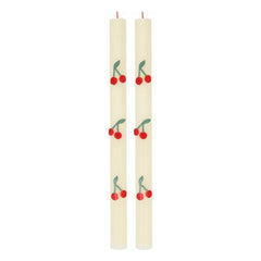 Meri Meri - Velas de cereza - Juego de 2