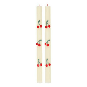 Meri Meri - Velas de cereza - Juego de 2